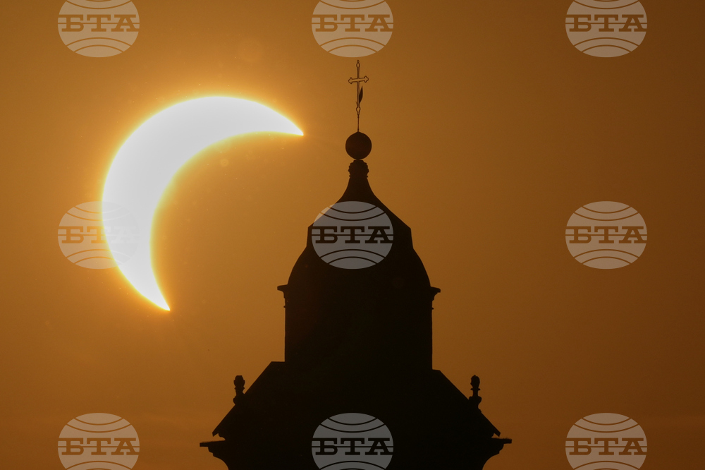 APTOPIX Italy Solar Eclipse