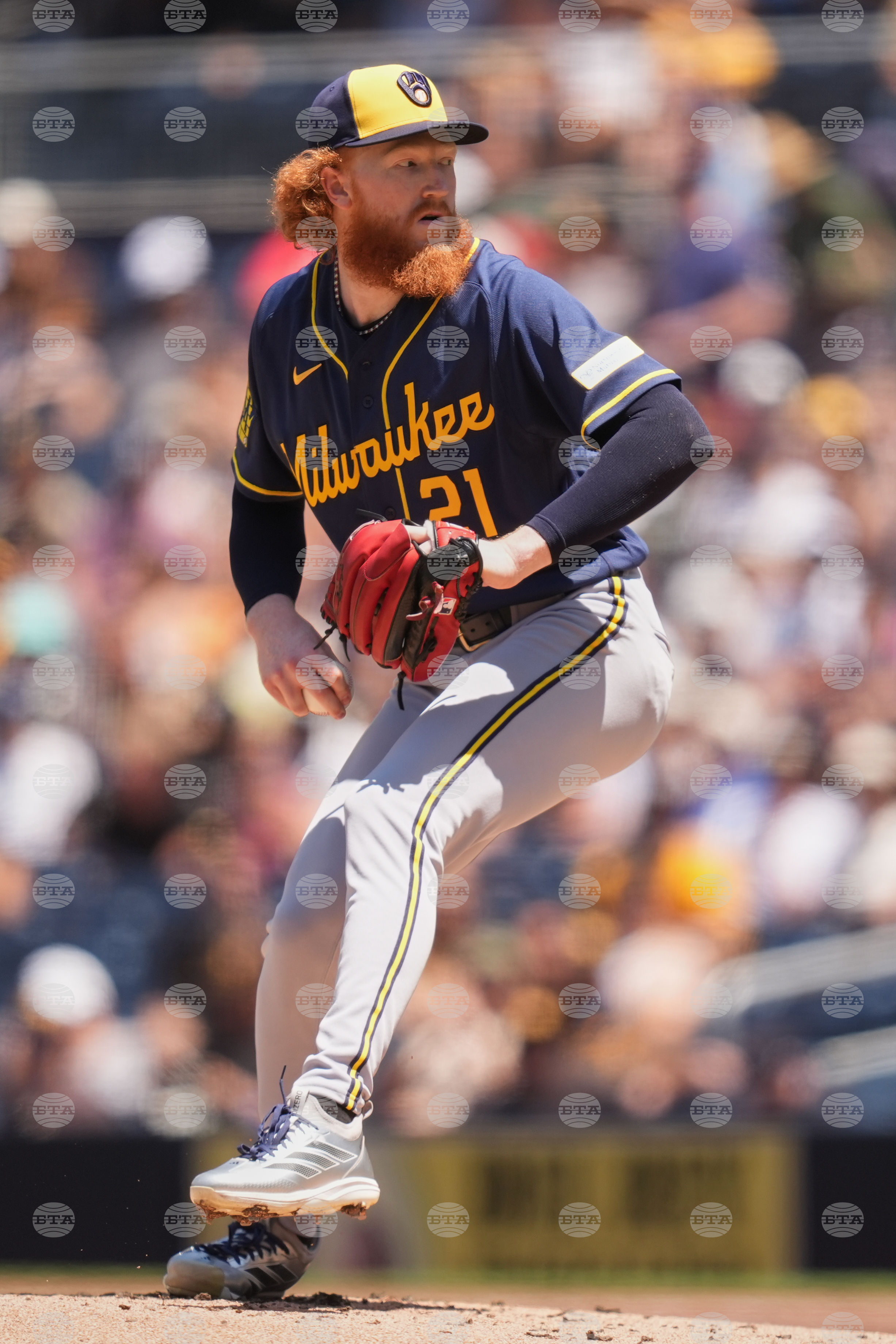 Brewers Padres Baseball