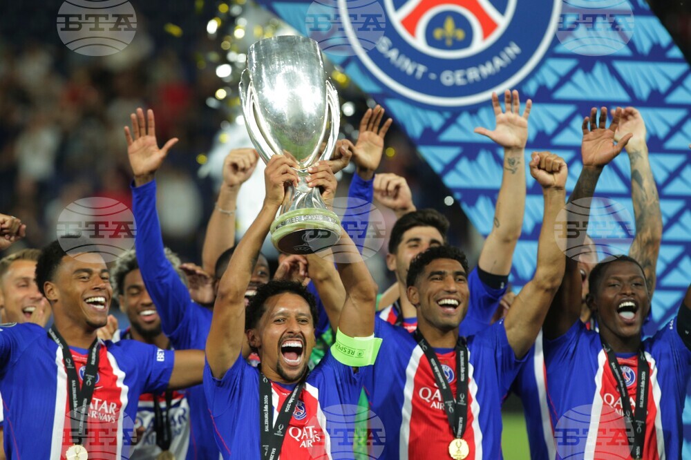 APTOPIX Austria UEFA Super Cup Soccer
