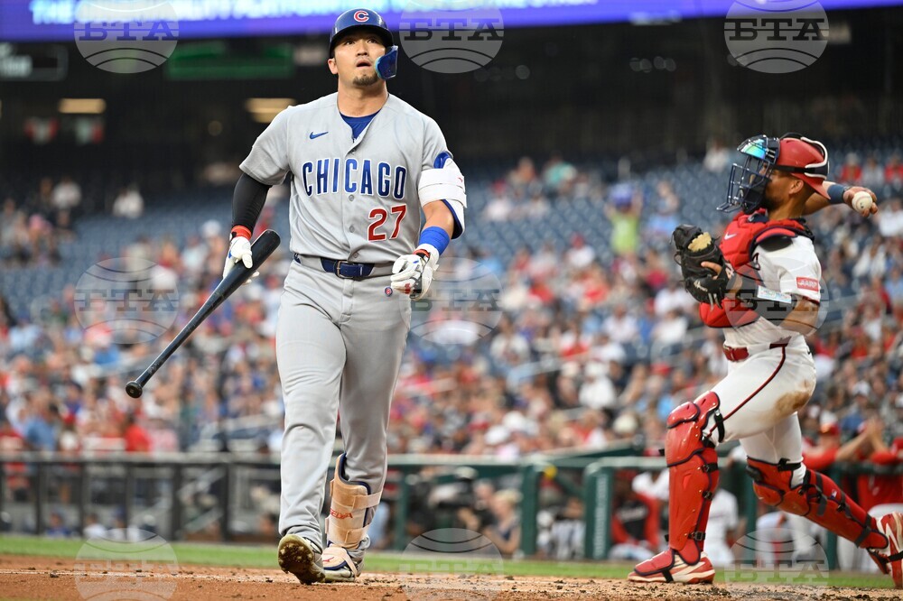 Cubs Nationals Baseball