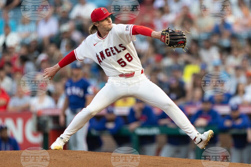 Rangers Angels Baseball