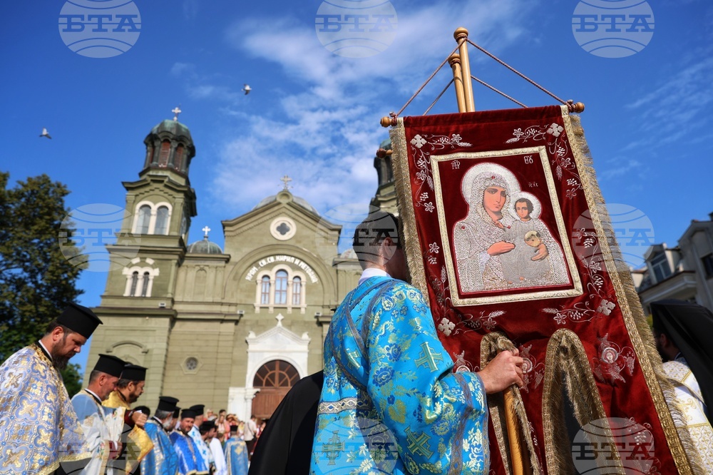 Бургас - Хавайска Иверска икона на Пресвета Богородица - посрещне