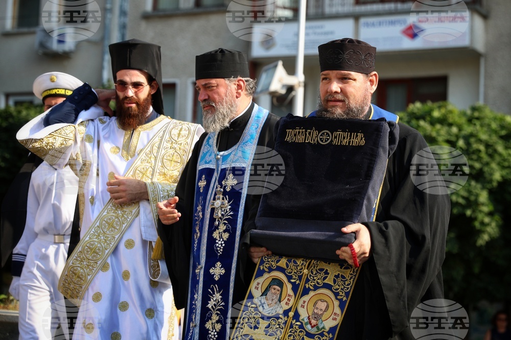 Бургас - Хавайска Иверска икона на Пресвета Богородица - посрещне