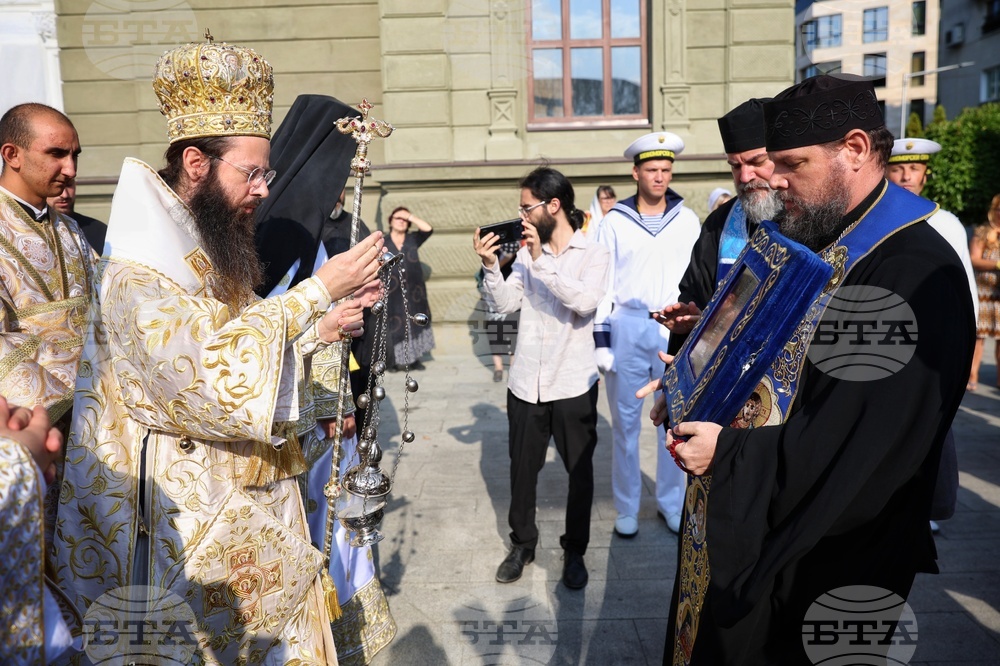 Бургас - Хавайска Иверска икона на Пресвета Богородица - посрещне