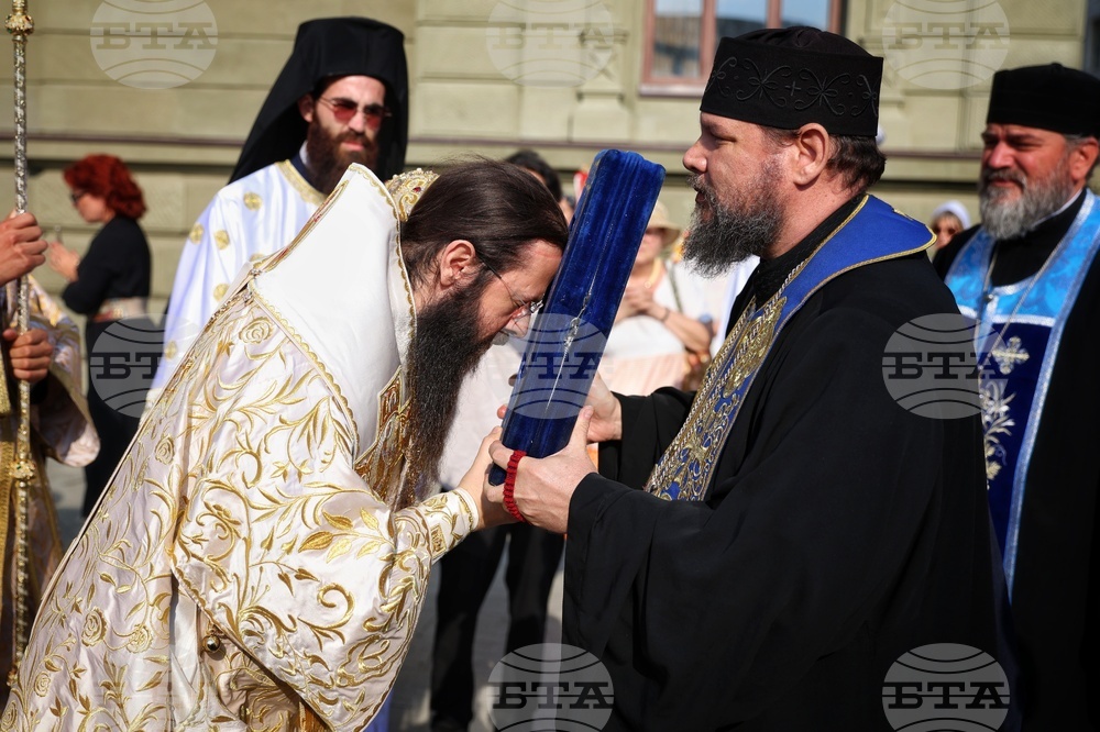 Бургас - Хавайска Иверска икона на Пресвета Богородица - посрещне