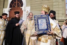 Бургас - Хавайска Иверска икона на Пресвета Богородица - посрещне