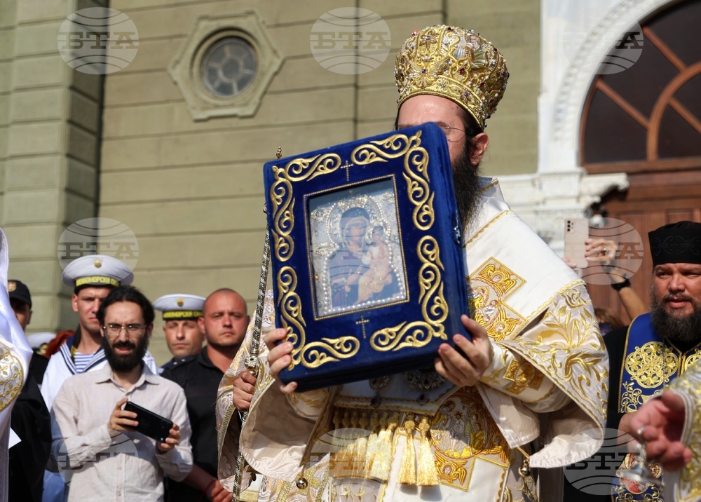 Бургас - Хавайска Иверска икона на Пресвета Богородица - посрещне