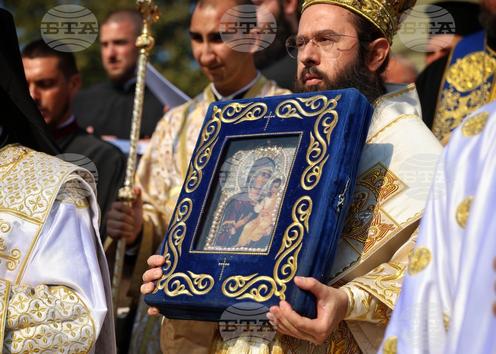 Бургас - Хавайска Иверска икона на Пресвета Богородица - посрещне