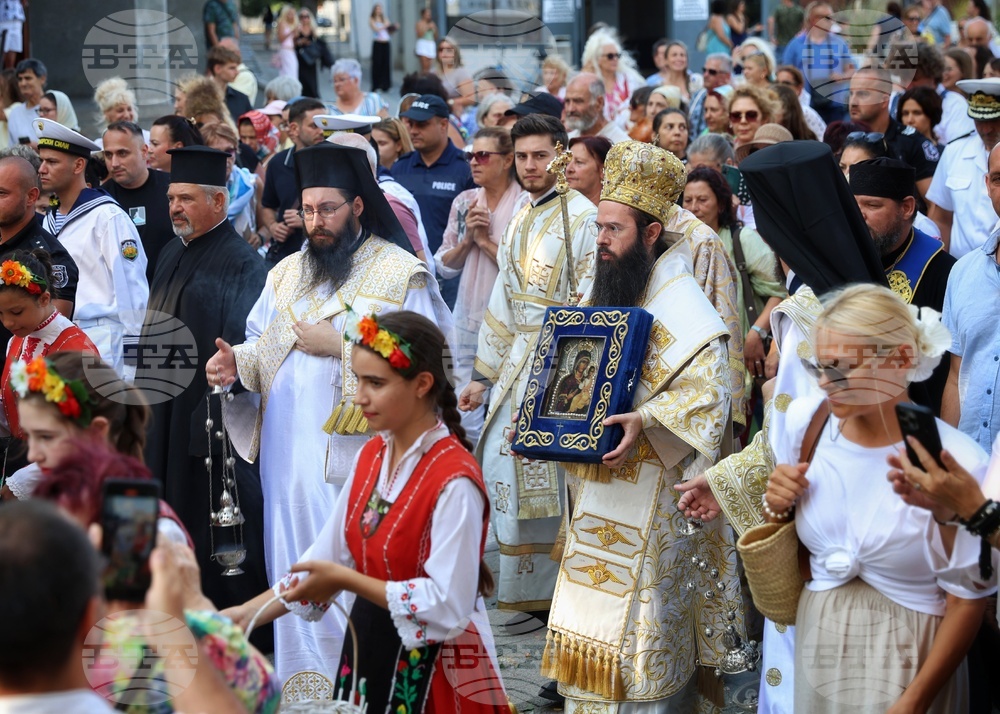 Бургас - Хавайска Иверска икона на Пресвета Богородица - посрещне