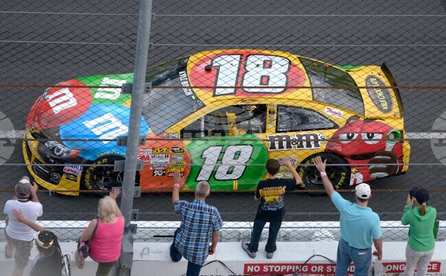 Gibbs Busch M&M Car Auto Racing