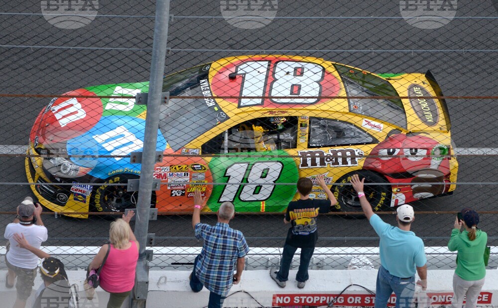 Gibbs Busch M&M Car Auto Racing