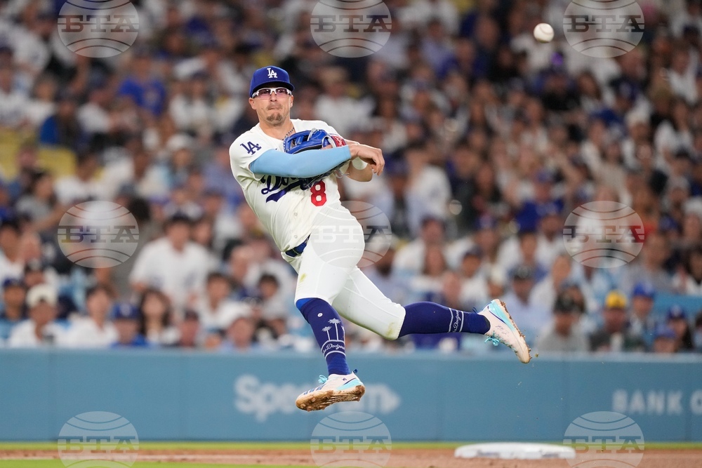 APTOPIX Brewers Dodgers Baseball