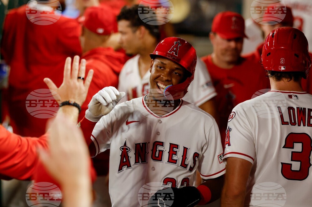 Rangers Angels Baseball