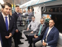 Столично метро - участък - откриване
