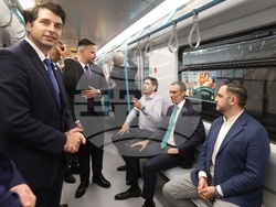 Столично метро - участък - откриване