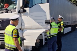 Търговище - специализирана полицейска операция - тежкотоварни автомобили