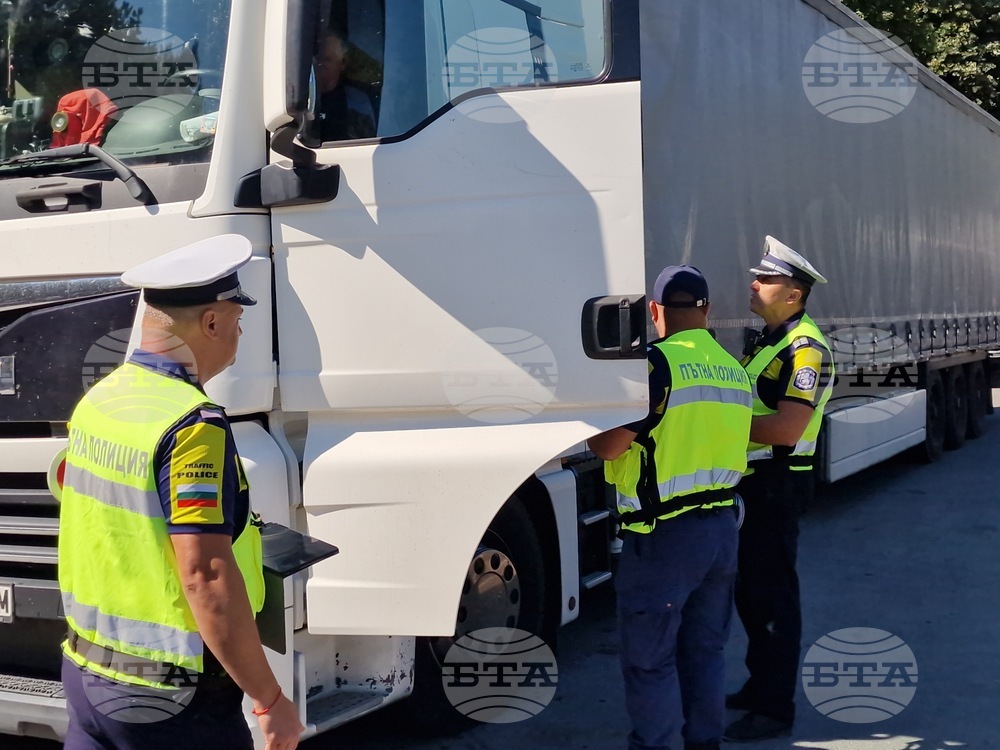Търговище - специализирана полицейска операция - тежкотоварни автомобили