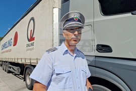 Търговище - специализирана полицейска операция - тежкотоварни автомобили