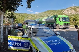 Търговище - специализирана полицейска операция - тежкотоварни автомобили