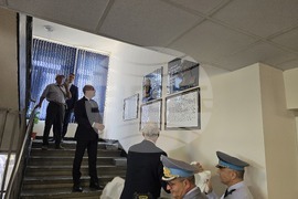 Плевен - Румен Радев - Изнесен комплекс за авиационно образование - барелефи - откриване