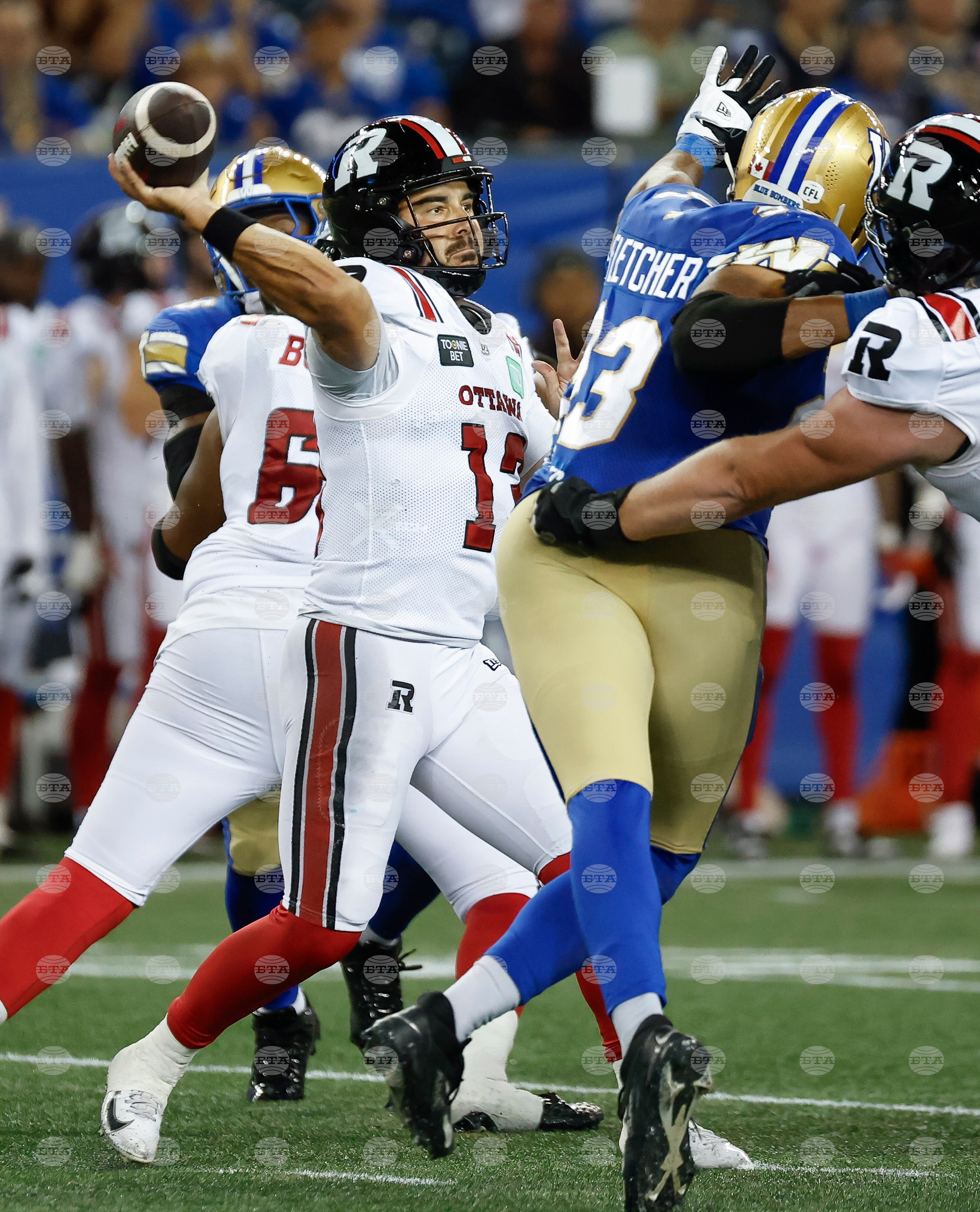 CFL Redblacks Blue Bombers Football
