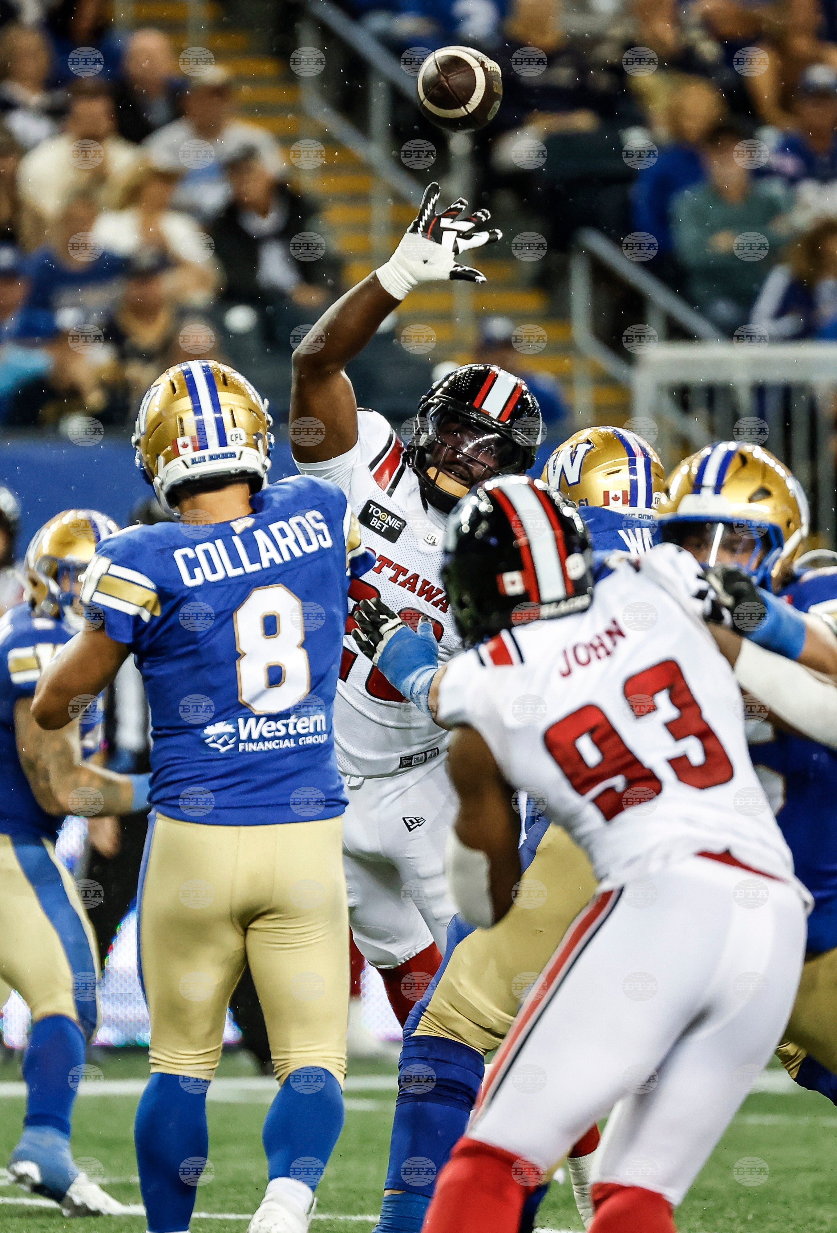 CFL Redblacks Blue Bombers Football