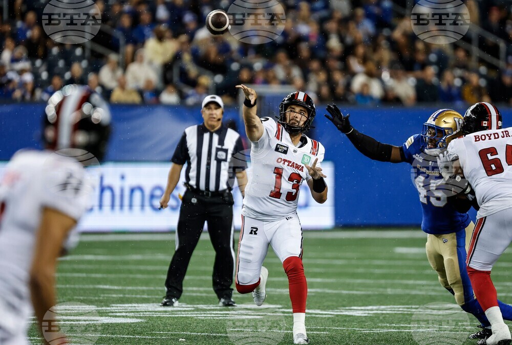 CFL Redblacks Blue Bombers Football