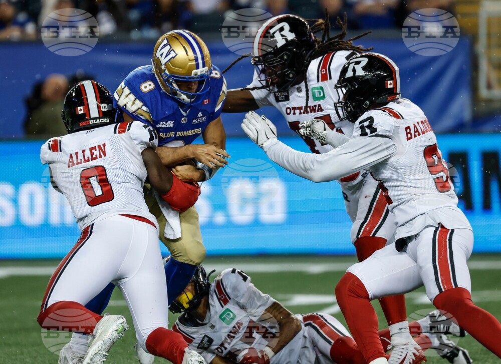 XCFL Redblacks Blue Bombers Football