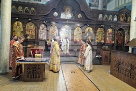 Търговище - църква „Успение Богородично“ - храмов празник