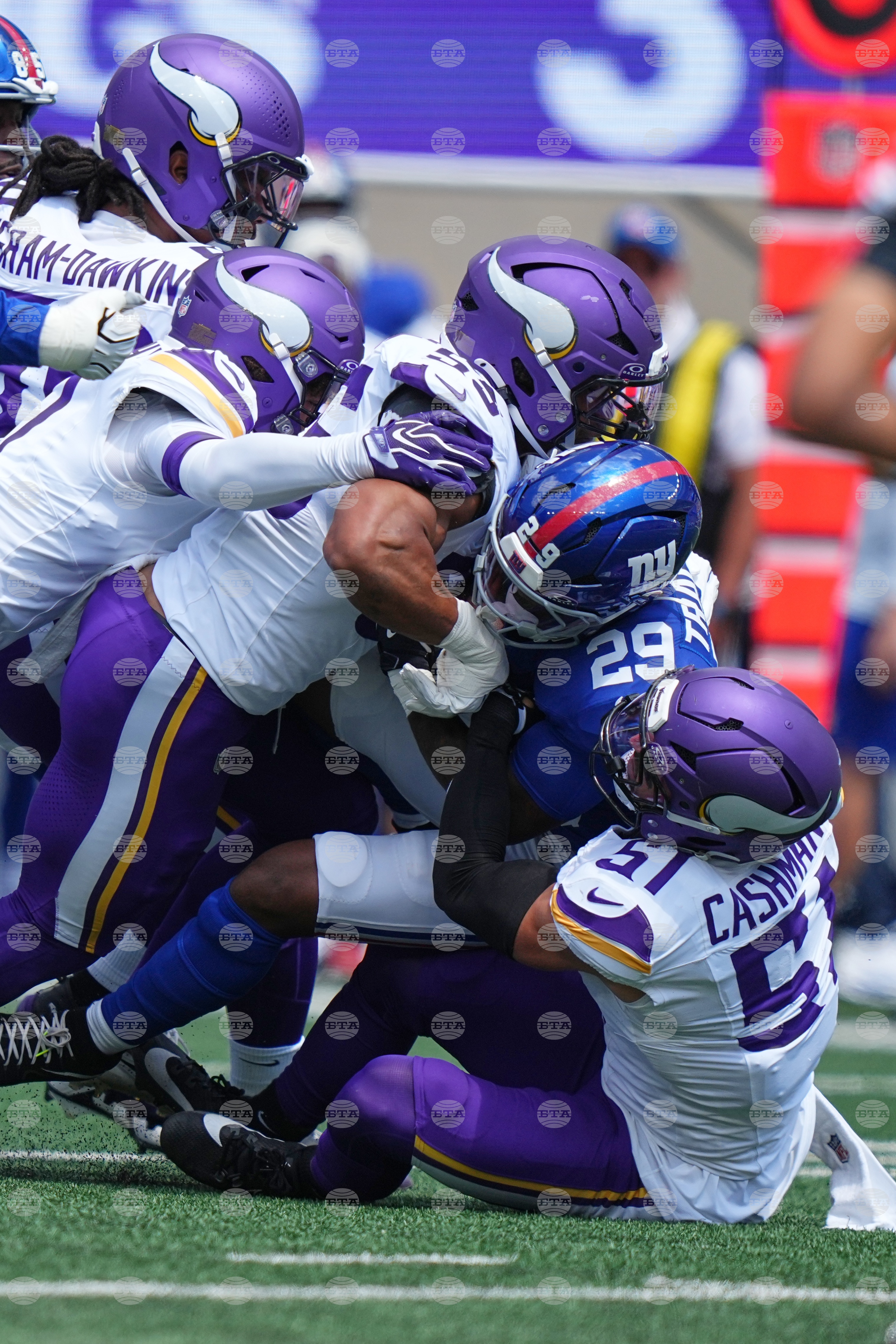 Vikings Giants Football