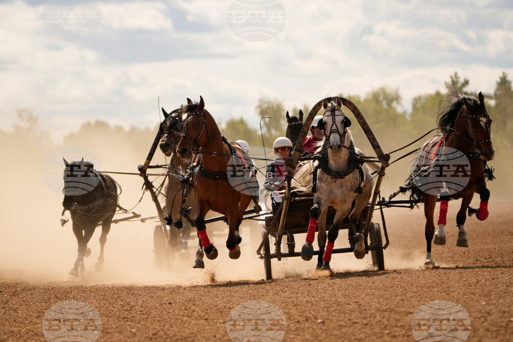 APTOPIX Russia Harness Racing