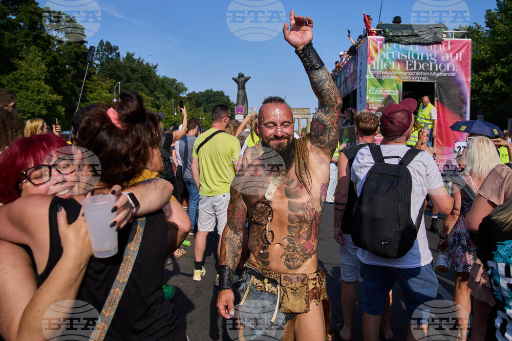 Germany Rave the Planet Techno Parade In Berlin