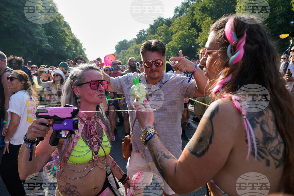Germany Rave the Planet Techno Parade In Berlin