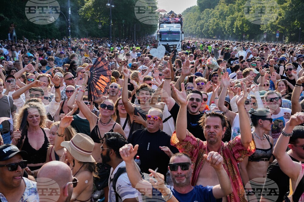 Germany Rave the Planet Techno Parade In Berlin