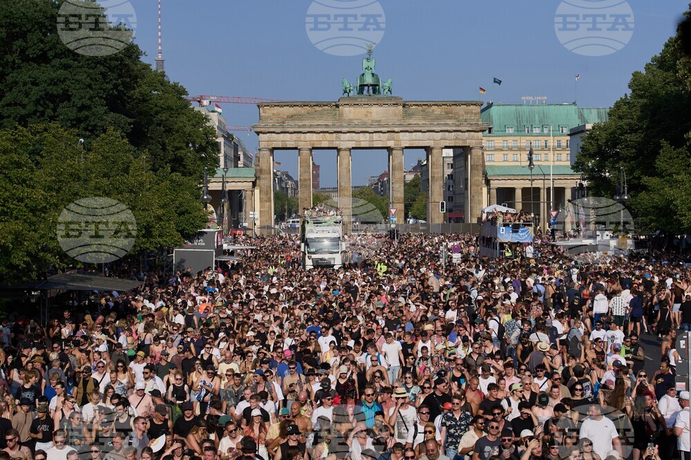 Germany Rave the Planet Techno Parade In Berlin