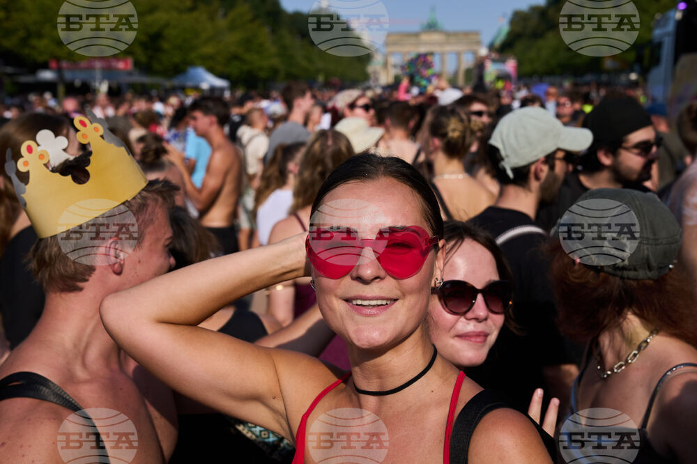 Germany Rave the Planet Techno Parade In Berlin