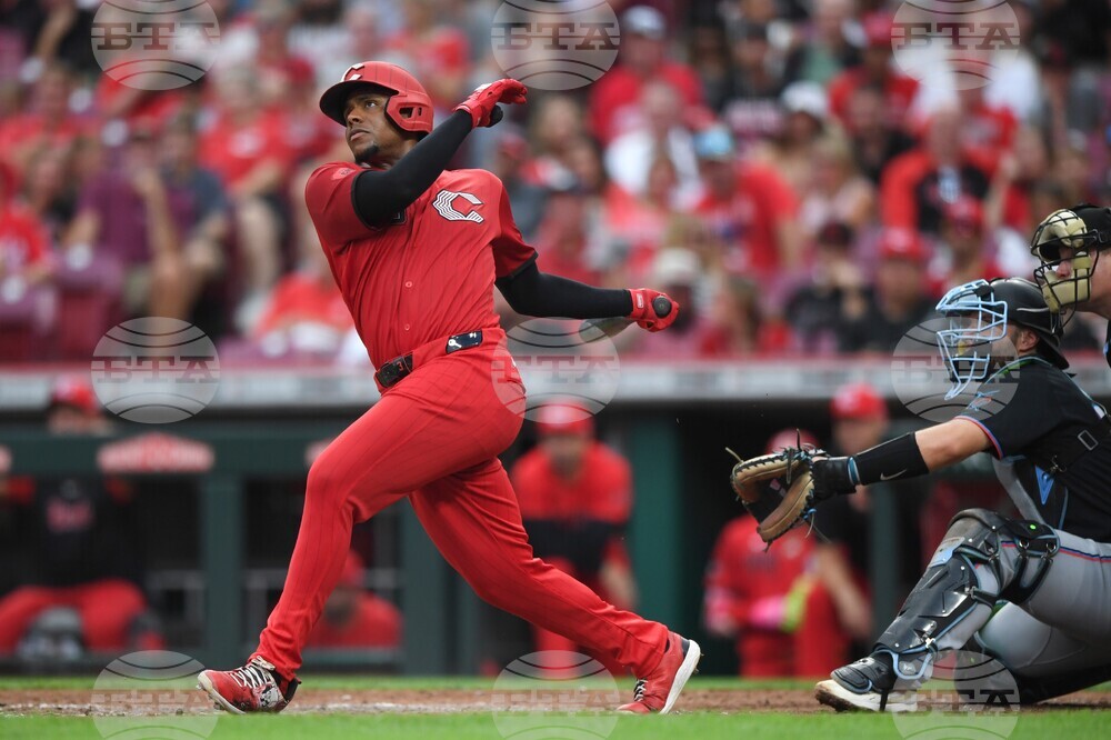 Marlins Reds Baseball