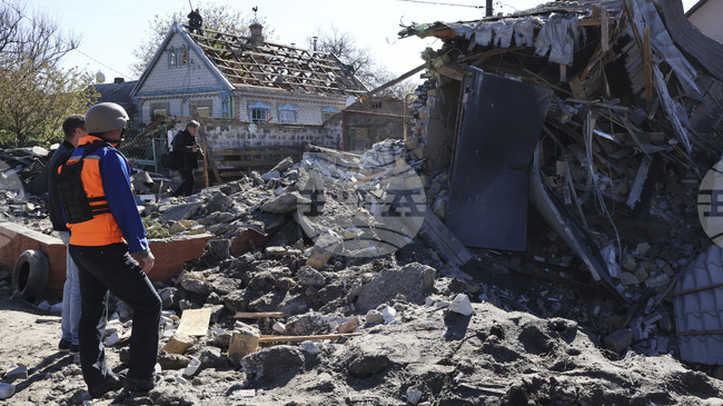 Руските сили са нанесли въздушен удар с дрон по родилен дом в град Запорожие 
