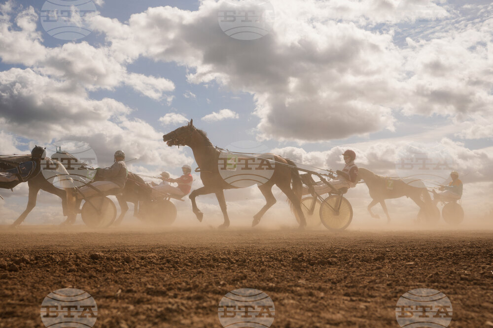 APTOPIX Russia Harness Racing