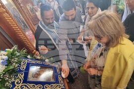 Шумен - чудотворната Хавайска мироточива Иверска икона на Пресвета Богородица - поклонение