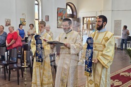 Село Арчар - храм „Успение Богородично“ - литургия