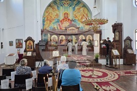 Село Арчар - храм „Успение Богородично“ - литургия