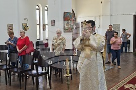Село Арчар - храм „Успение Богородично“ - литургия
