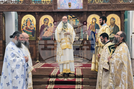 Село Арчар - храм „Успение Богородично“ - литургия