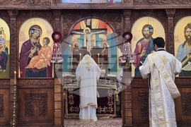 Село Арчар - храм „Успение Богородично“ - литургия