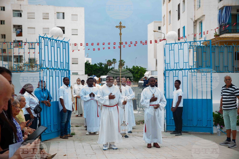 Tunisia Our Lady of Trapani Procession