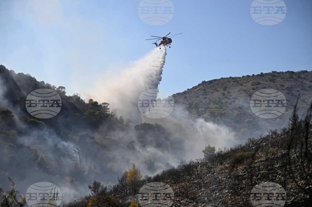APTOPIX Greece Wildfire