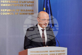 Министерски съвет ‐ Асен Меджидиев ‐ брифинг