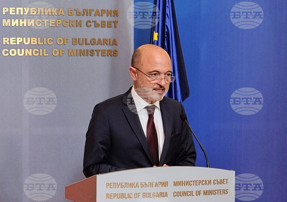 Министерски съвет ‐ Асен Меджидиев ‐ брифинг