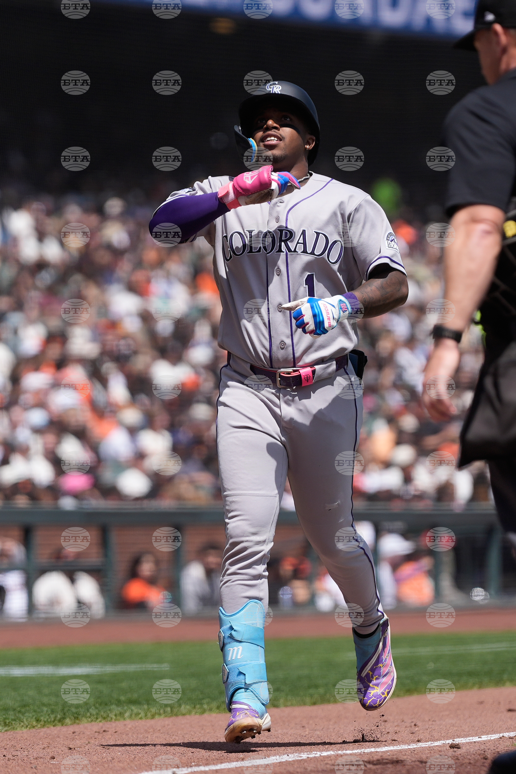 Rockies Giants Baseball
